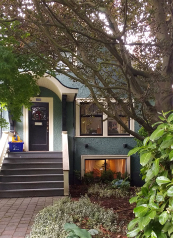 Photo of Kitchner Street house after Vancouver Painted Ladies